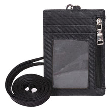 Load image into Gallery viewer, Sassora Genuine Leather Unisex ID Card Holder With RFID Credit Card Slots
