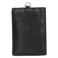 Load image into Gallery viewer, Sassora Genuine Leather Unisex ID Card Holder With RFID Credit Card Slots