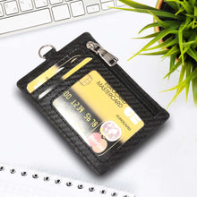 Load image into Gallery viewer, Sassora Genuine Leather Unisex ID Card Holder With RFID Credit Card Slots