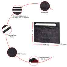 Load image into Gallery viewer, Sassora Genuine Leather Slim Smart RFID Pocket Friendly Card Holder
