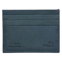 Load image into Gallery viewer, Sassora Premium Leather Slimmest RFID Pocket Friendly Card Holder