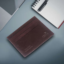 Load image into Gallery viewer, Sassora Premium Leather Slim Smart RFID Pocket Friendly Card Holder