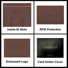 Load image into Gallery viewer, Sassora Premium Leather Slim Stylish Card Holder