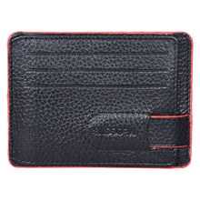 Load image into Gallery viewer, Sassora Genuine Leather RFID Card Holder Wallet for Men & Women | 9 Card Slots, Flap Closure | Slim Wallet