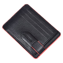 Load image into Gallery viewer, Sassora Genuine Leather RFID Card Holder Wallet for Men & Women | 9 Card Slots, Flap Closure | Slim Wallet
