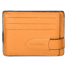 Load image into Gallery viewer, Sassora Genuine Leather RFID Card Holder Wallet for Men & Women | 9 Card Slots, Flap Closure | Slim Wallet