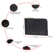 Load image into Gallery viewer, Sassora Premium Leather Small Unisex Card Holder