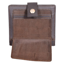 Load image into Gallery viewer, Sassora Premium Leather Unisex Snap Closure Small RFID Bifold Card Holder
