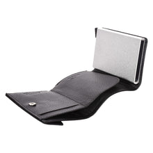 Load image into Gallery viewer, Sassora Premium Leather Unisex RFID Card Mechanism Holder Pop-up Card Holder