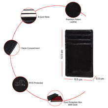 Load image into Gallery viewer, Sassora Premium Patent Leather RFID Unisex Slim Card Holder