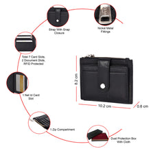 Load image into Gallery viewer, SASSORA Premium Genuine Leather RFID Card Wallet