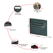 Load image into Gallery viewer, Sassora Genuine Patent Leather Card Holder – RFID Protected, Premium Quality