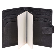 Load image into Gallery viewer, Sassora Premium Leather Unisex Snap Closure RFID Card Wallet