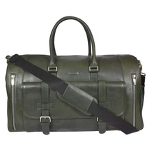 Load image into Gallery viewer, Sassora Premium Leather Unisex Large Duffle Bag For Travel