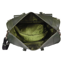 Load image into Gallery viewer, Sassora Premium Leather Unisex Large Duffle Bag For Travel