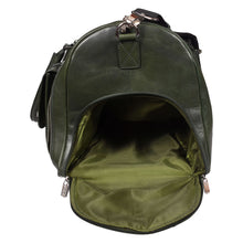 Load image into Gallery viewer, Sassora Premium Leather Unisex Large Duffle Bag For Travel