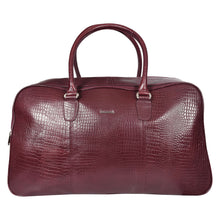 Load image into Gallery viewer, Sassora Premium Leather Women Weekender Duffle Bag