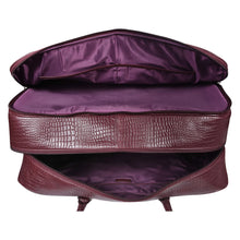 Load image into Gallery viewer, Sassora Premium Leather Women Weekender Duffle Bag