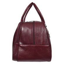 Load image into Gallery viewer, Sassora Premium Leather Women Weekender Duffle Bag
