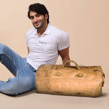 Load image into Gallery viewer, Sassora Premium Genuine Leather Duffle Bag