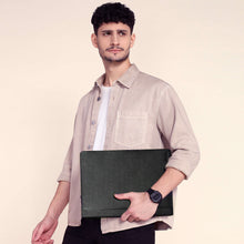 Load image into Gallery viewer, Sassora Premium Leather Meeting File Folder Travel Organizer