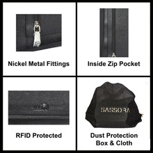 Load image into Gallery viewer, Sassora Premium Leather Everyday Use Office Travel File Folder