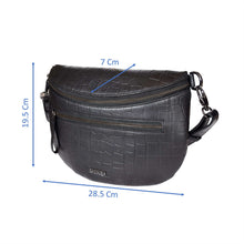 Load image into Gallery viewer, Sassora Premium Leather Unisex Zip Closure Fannypack
