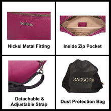 Load image into Gallery viewer, Sassora Premium Leather Women Medium Fanny pack Beltbag