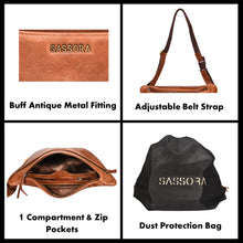 Load image into Gallery viewer, Sassora Premium Leather Unisex Fanny Packs