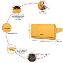 Load image into Gallery viewer, Sassora Premium Leather Stylish Small Women Fanny Pack