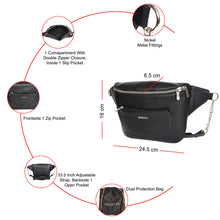Load image into Gallery viewer, Sassora Premium Leather Women Fanny Pack Waist Bag