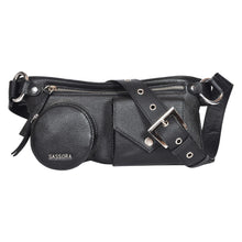 Load image into Gallery viewer, Sassora Premium Leather Trendy Crossbody Fanny Pack