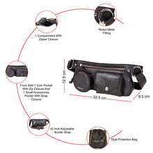 Load image into Gallery viewer, Sassora Premium Leather Trendy Fanny Pack