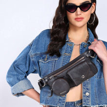 Load image into Gallery viewer, Sassora Premium Leather Trendy Fanny Pack