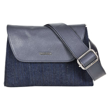 Load image into Gallery viewer, Sassora Leather & Denim Material Unisex Waist Pouch
