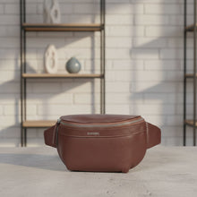 Load image into Gallery viewer, SASSORA Premium Leather Waist Pouch with Adjustable Strap & Secret Pocket