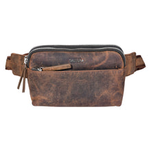 Load image into Gallery viewer, Sassora Genuine Leather Waist Bag for Men & Women