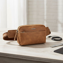 Load image into Gallery viewer, Sassora Premium Genuine Leather Waist Bag for Men & Women