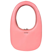 Load image into Gallery viewer, Sassora Premium Leather Women Pink Medium Structural Handbag