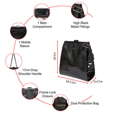 Load image into Gallery viewer, Sassora Genuine Patent Leather Women Small Handbag