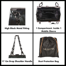 Load image into Gallery viewer, Sassora Premium Patent Leather Women Small Handbag