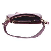 Load image into Gallery viewer, Sassora Premium Leather Hobo Bag – Gold Fittings, Adjustable Sling