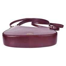 Load image into Gallery viewer, Sassora Premium Leather Hobo Bag – Gold Fittings, Adjustable Sling