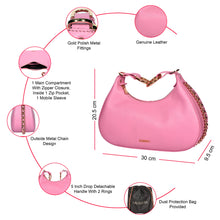 Load image into Gallery viewer, Sassora Premium Genuine Leather Stylish Hobo Bag