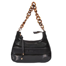 Load image into Gallery viewer, Sassora Genuine Patent Leather Women's Hobo Moon Bag