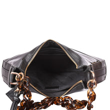 Load image into Gallery viewer, Sassora Genuine Patent Leather Women's Hobo Moon Bag