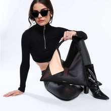 Load image into Gallery viewer, Sassora Premium Leather Stylish Hobo Bag