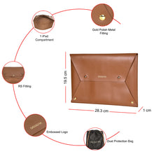 Load image into Gallery viewer, Sassora Premium Leather Unisex Slim iPad Cover