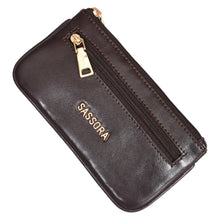 Load image into Gallery viewer, Sassora Premium Leather Small Unisex Key Pouch
