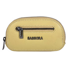 Load image into Gallery viewer, Sassora Genuine Leather Unisex Small Car Key Case Pouch